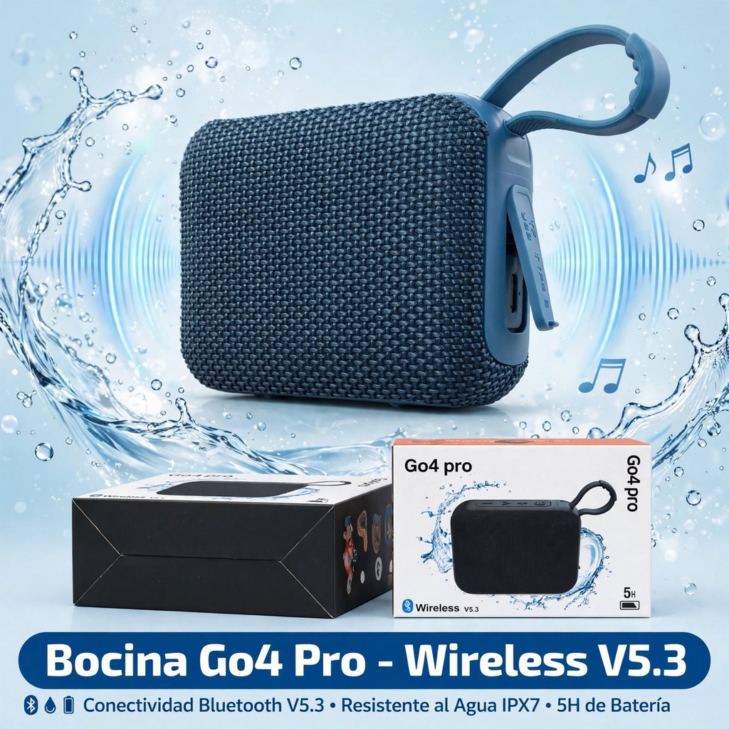 Bocina Go4 Pro - Wireless V5.3