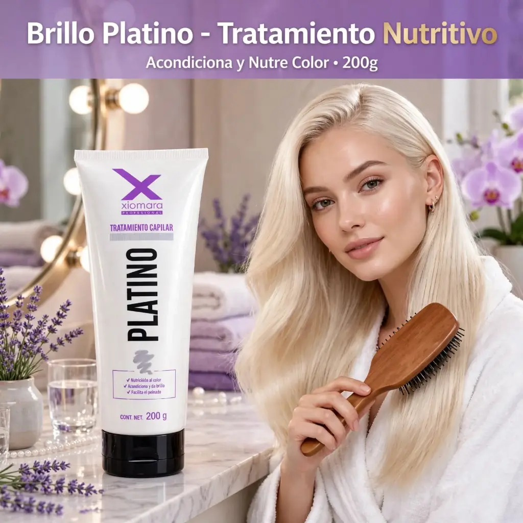 Platino Suave - Tratamiento Capilar 200g